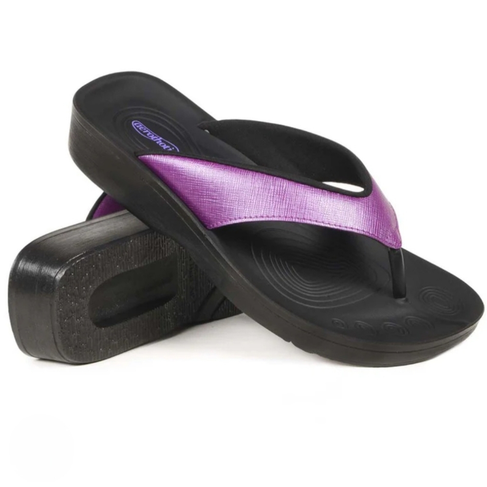 NWOT Aerothotic - Matt Gloss Women's Sandal, Purple - Size 37